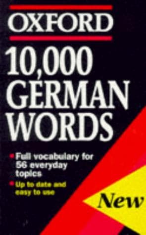 Cover image for 10,000 German Words (Oxford Reference)
