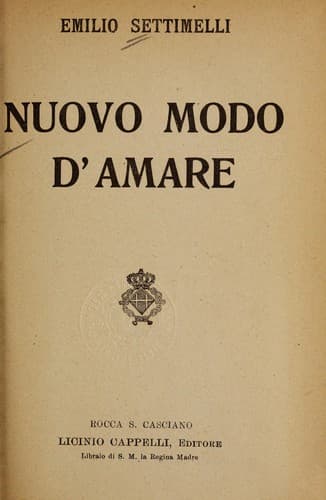 Nuovo modo d'amare