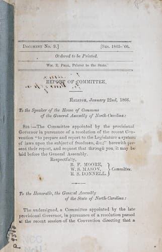 Report of committee