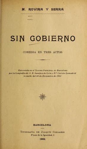 Sin gobierno