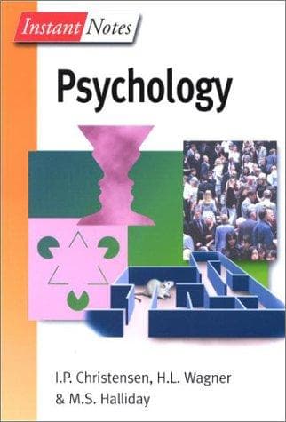 Cover image for Instant Notes in Psychology (Instant Notes)