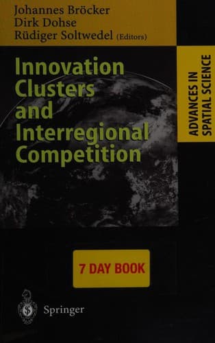 Cover image for Innovation Clusters and Interregional Competition