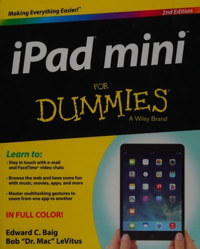Cover image for iPad Mini for dummies