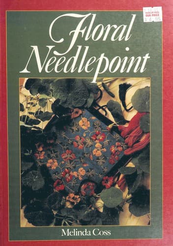 Cover image for Floral needlepoint