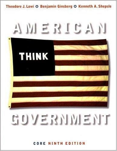Cover image for American Government, Ninth Core Edition