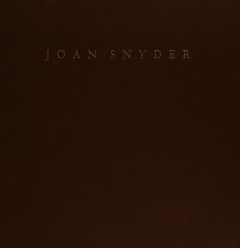 Cover image for Joan Snyder