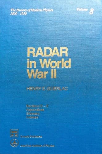 Cover image for Radar in World War II