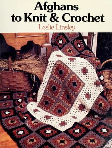 Cover image for Afghans to knit & crochet
