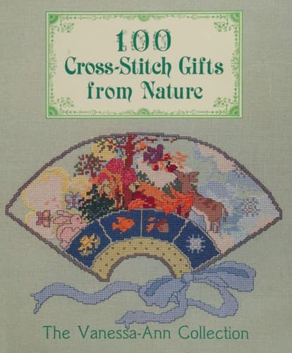 Cover image for 100 cross-stitch gifts from nature