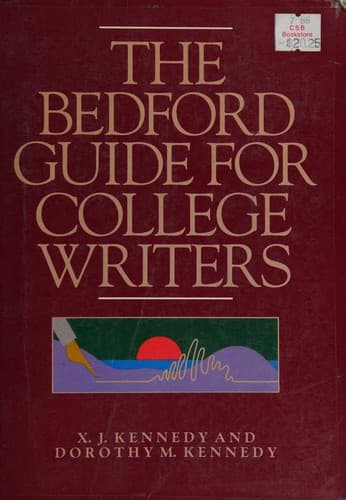 Cover image for The Bedford guide for college writers