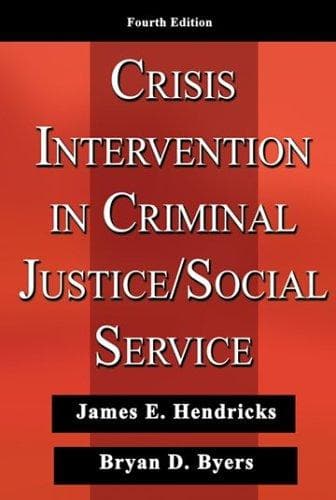 Cover image for Crisis Intervention in Criminal Justice/ Social Service