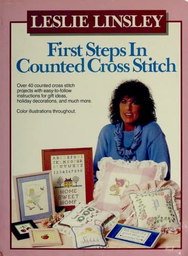 Cover image for First steps in counted cross stitch