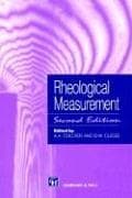 Cover image for Rheological Measurement - Second Edition