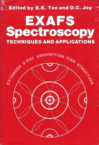 Cover image for EXAFS spectroscopy, techniques and applications