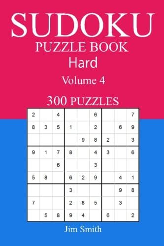 Cover image for 300 Hard Sudoku Puzzle Book