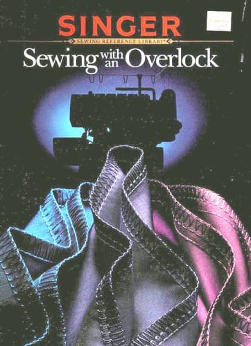 Cover image for Sewing with an overlock.