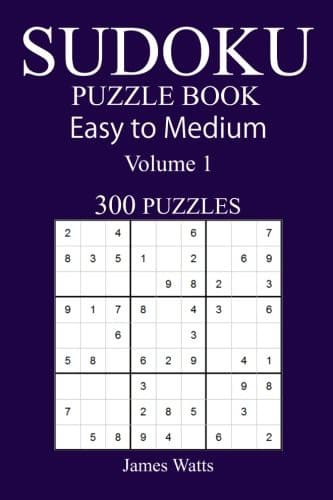 Cover image for 300 Easy to Medium Sudoku Puzzle Book