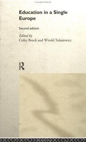 Cover image for Education in A Single Europe