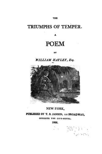 Cover image for The Triumphs of Temper, A Poem