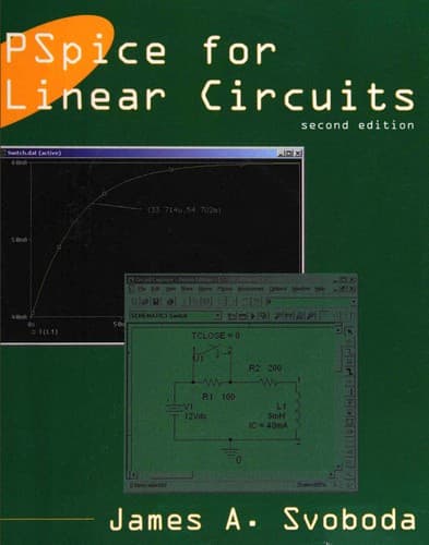 Cover image for PSpice for Linear Circuits (uses PSpice version 10)