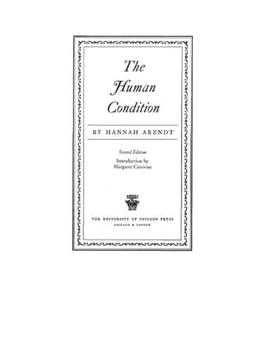 Cover image for The human condition