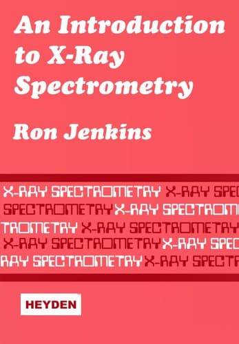 Cover image for An introduction to X-ray spectrometry