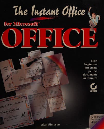 Cover image for The instant office for Microsoft Office