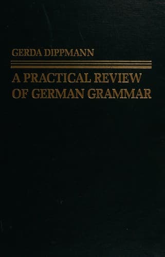 Cover image for A practical review of German grammar