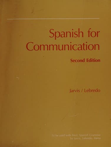 Cover image for Spanish for communication