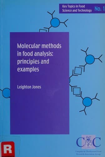 Molecular Methods in Food Analysis (Key Topics in Food Science & Technology S.)