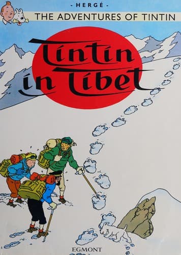 Cover image for Tintin in Tibet