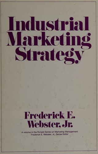 Cover image for Industrial marketing strategy