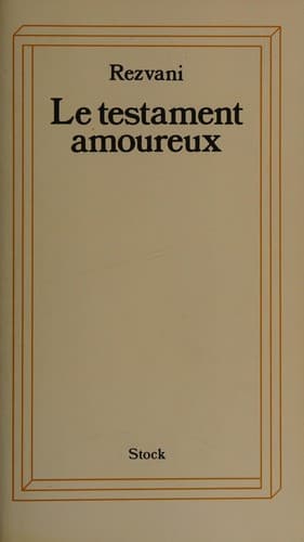 Cover image for Le Testament amoureux