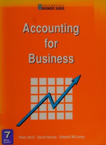 Cover image for Accounting for business