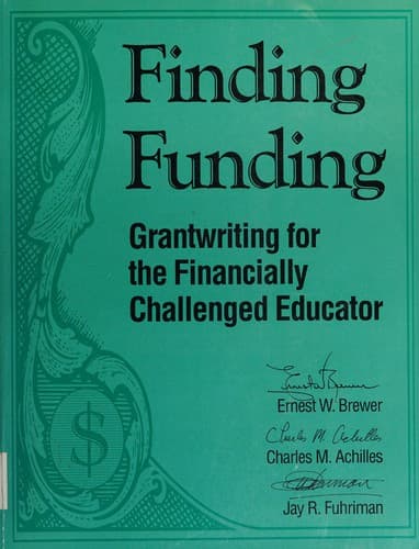 Cover image for Finding funding