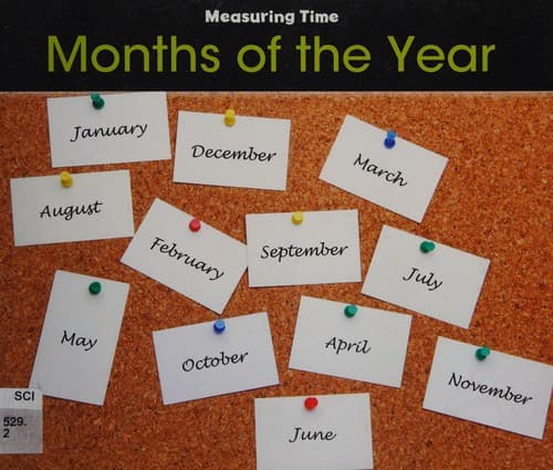 Cover image for Months of the year