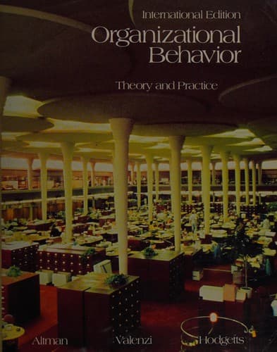 Cover image for Organizational behavior