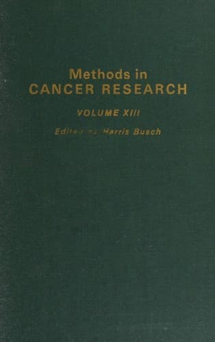 Cover image for Methods in cancer research