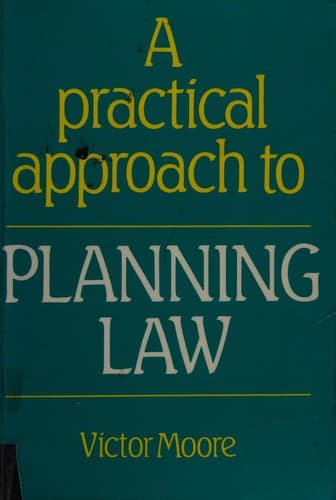Cover image for A practical approach to planning law