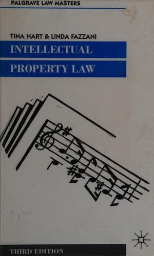 Cover image for Intellectual property law