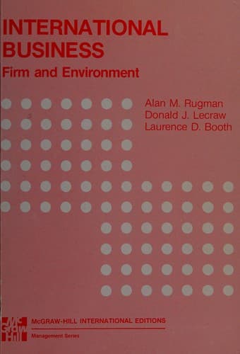 Cover image for International business
