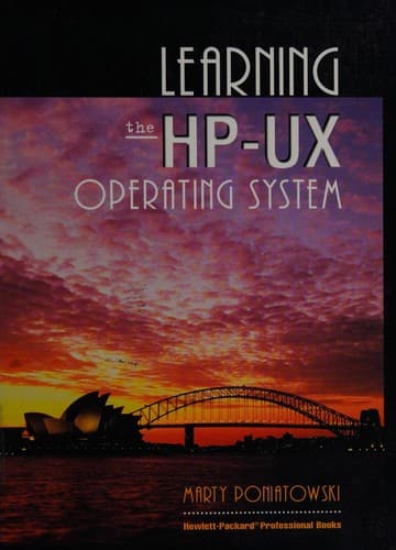 Cover image for Learning the HP-UX operating system