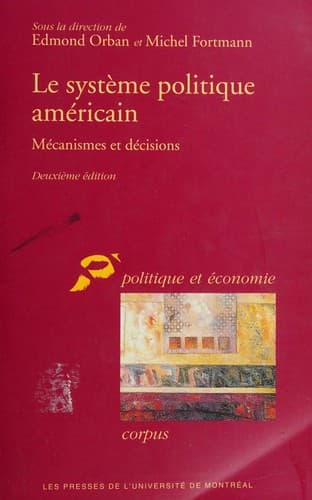 Cover image for Le système politique américain