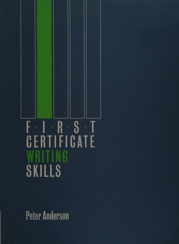 Cover image for First Certificate Writing Skills (First Certificate Supplementary Materials)
