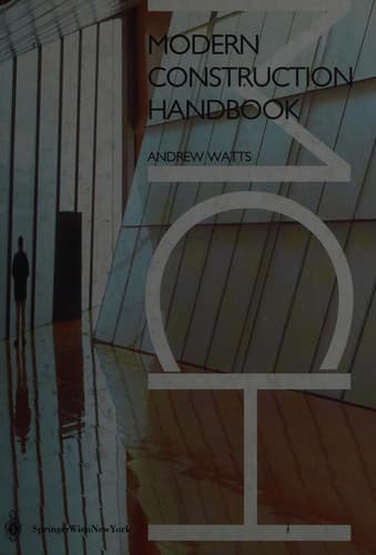 Cover image for Modern construction handbook