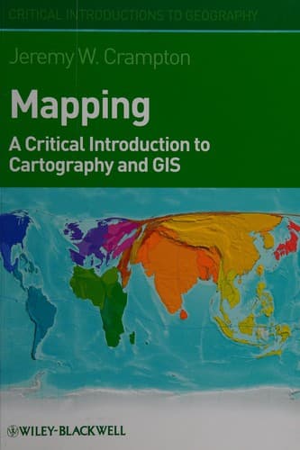 Cover image for Mapping (Critical Introductions to Geography)