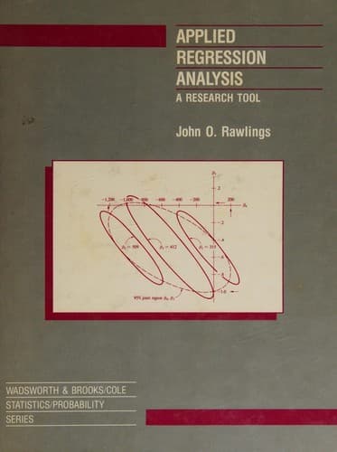 Cover image for Applied regression analysis