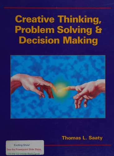 Cover image for Creative thinking, problem solving and decision making