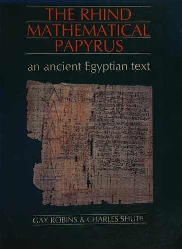 Cover image for The Rhind mathematical papyrus