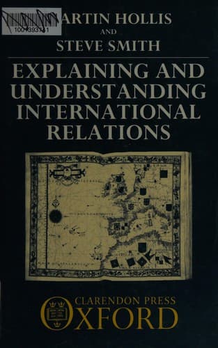 Cover image for Explaining and understanding international relations
